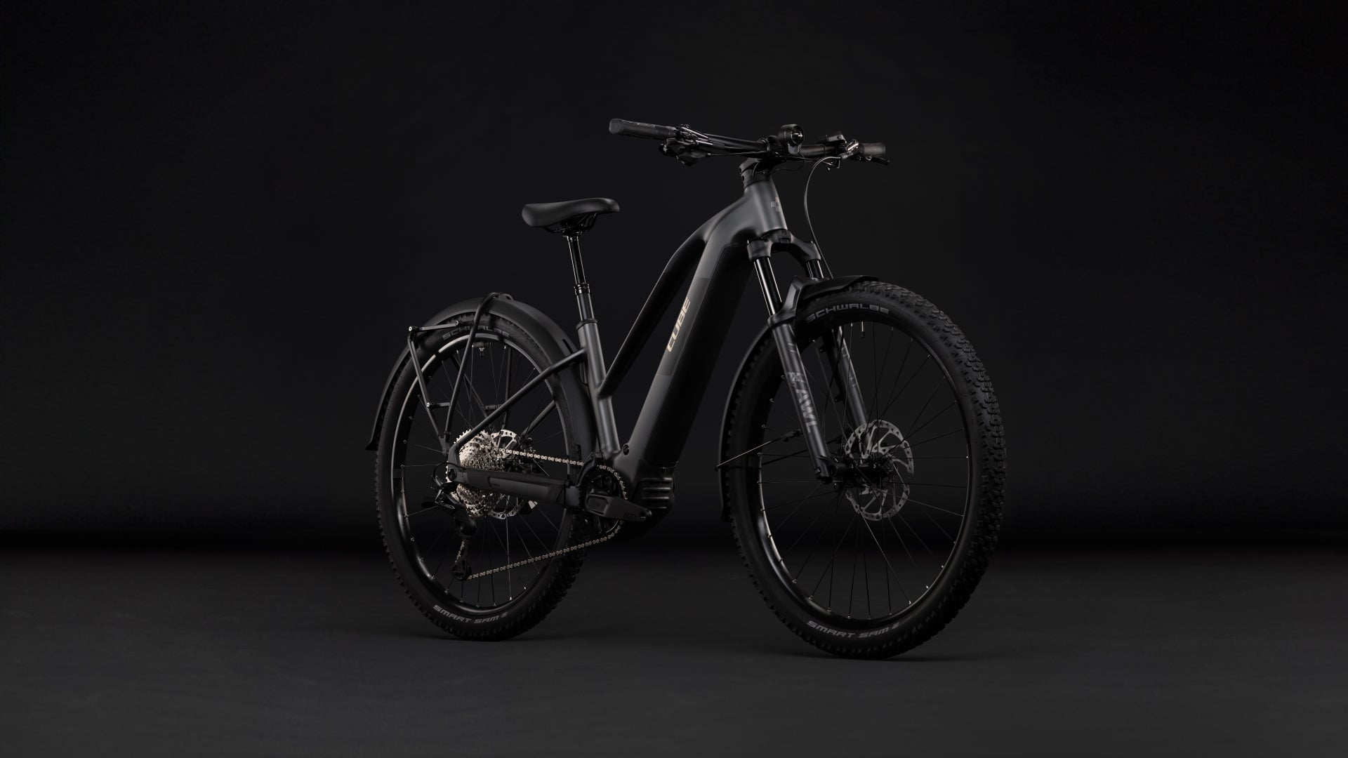 CUBE REACTION HYBRID RACE 800 FE eMTB BIKE 2027 SLABGREY 'N' CHROME (TRAPEZE)