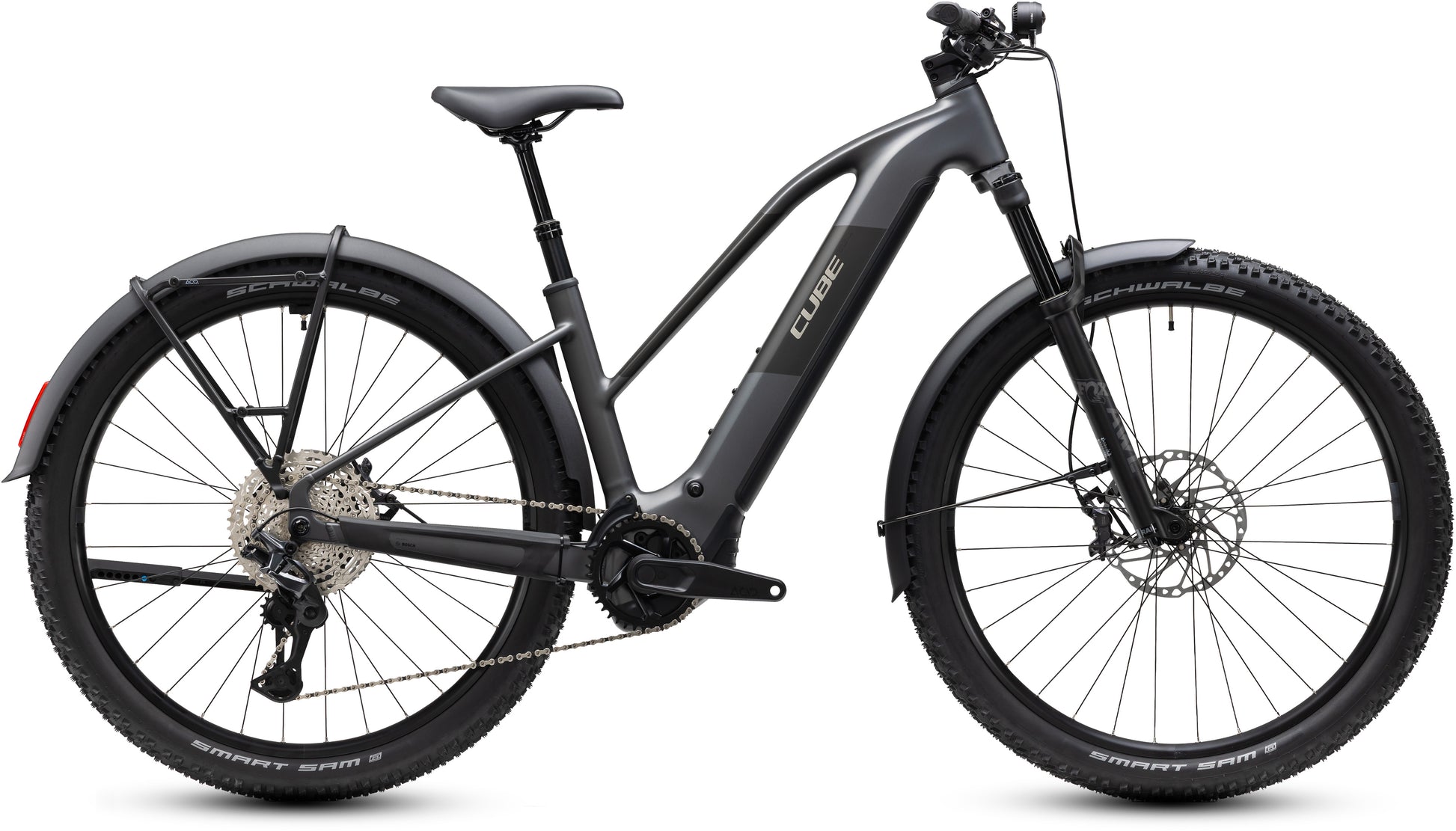CUBE REACTION HYBRID RACE 800 FE eMTB BIKE 2027 SLABGREY 'N' CHROME (TRAPEZE)