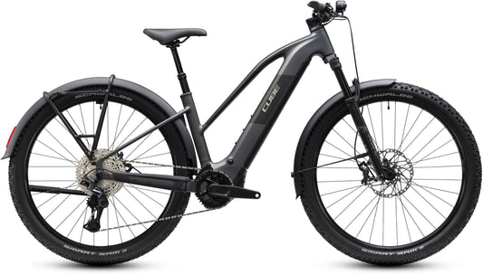 CUBE REACTION HYBRID RACE 800 FE eMTB BIKE 2027 SLABGREY 'N' CHROME (TRAPEZE)