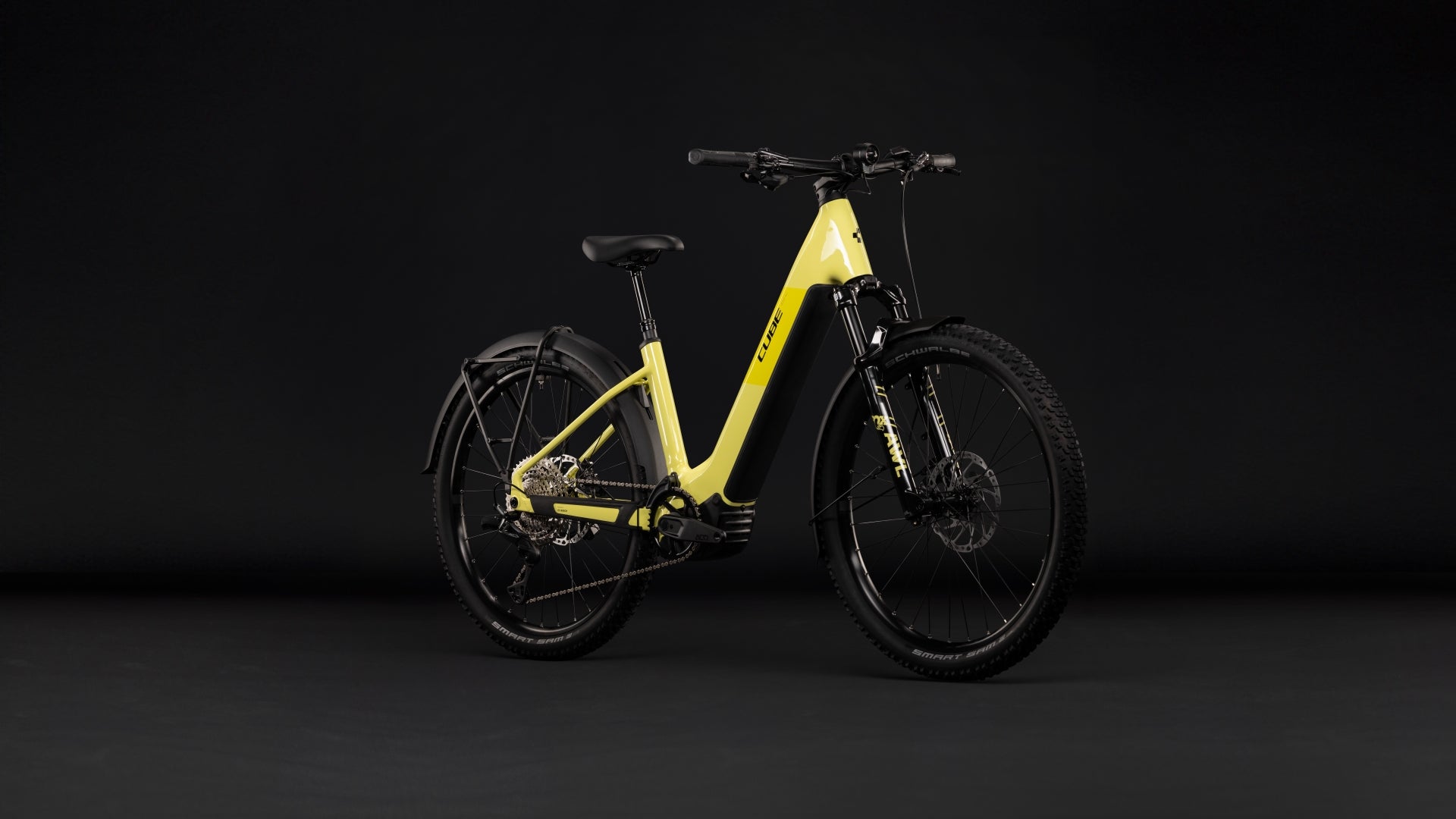 CUBE REACTION HYBRID RACE 800 FE eMTB BIKE 2027 BANANASPLIT 'N' BLACK (EASY ENTRY)