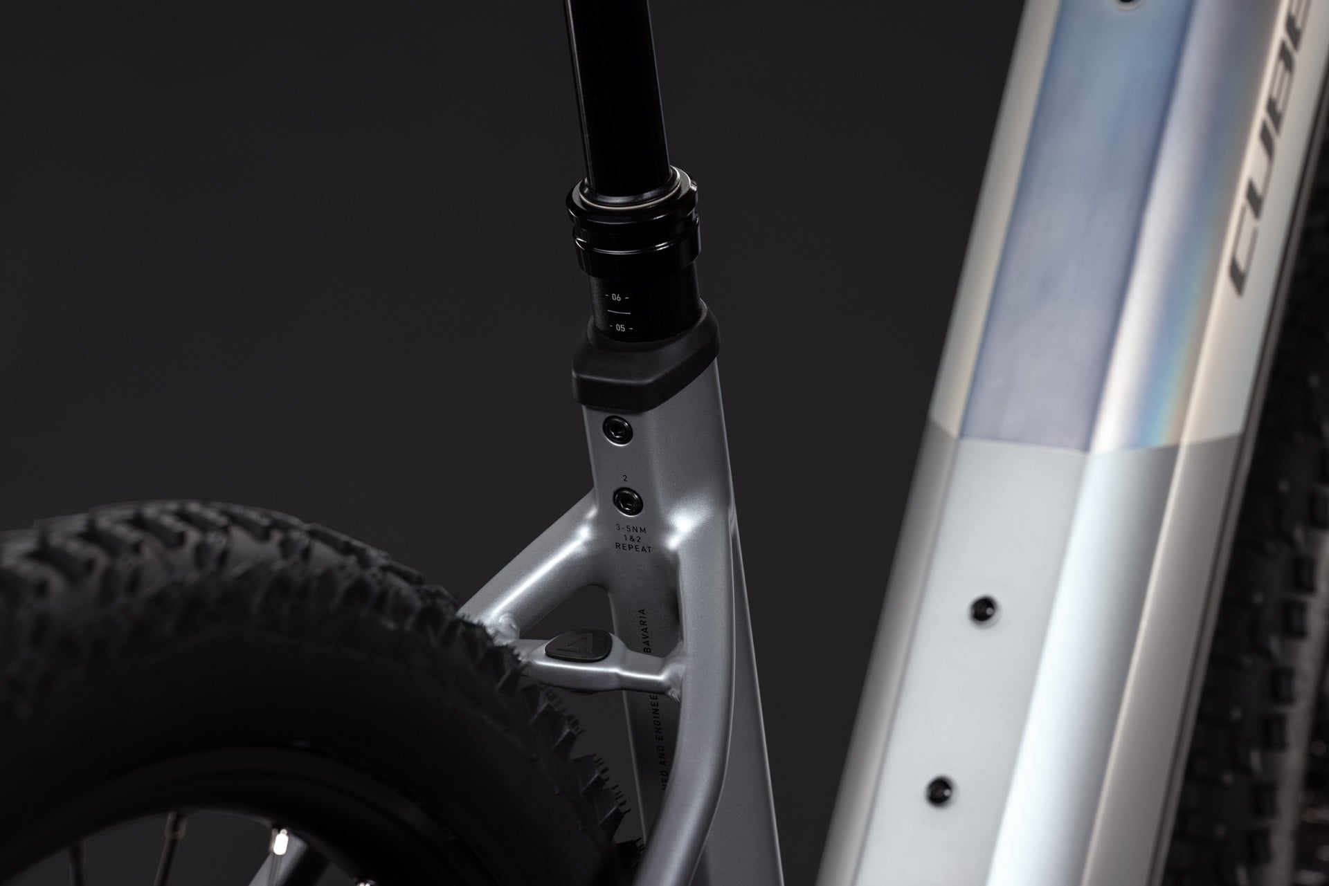 CUBE REACTION HYBRID SLX 800 HARDTAIL eMTB BIKE 2027 PLATINUM 'N' REFLEX (EASY ENTRY)