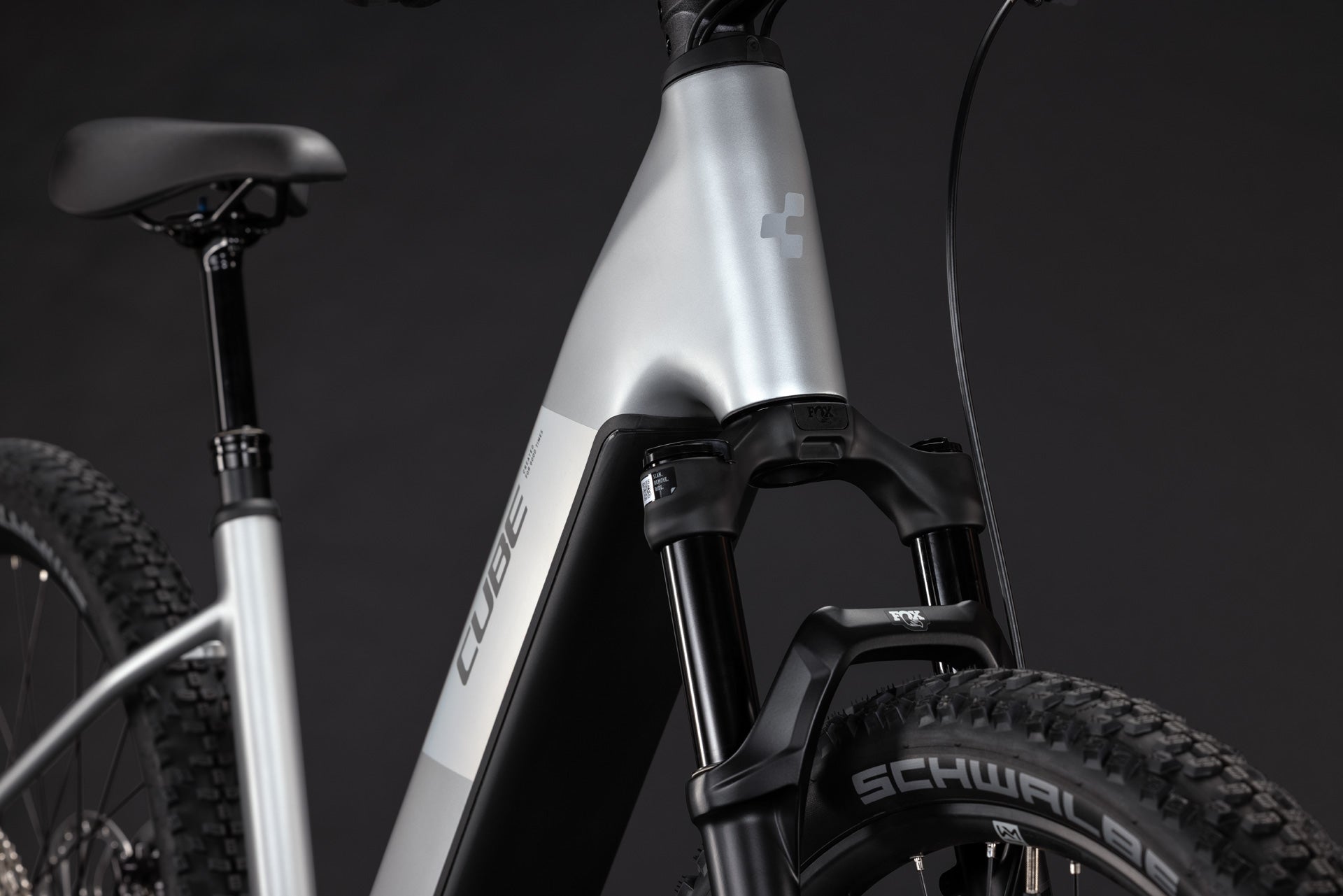 CUBE REACTION HYBRID SLX 800 HARDTAIL eMTB BIKE 2027 PLATINUM 'N' REFLEX (EASY ENTRY)