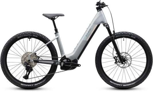 CUBE REACTION HYBRID SLX 800 HARDTAIL eMTB BIKE 2027 PLATINUM 'N' REFLEX (EASY ENTRY)