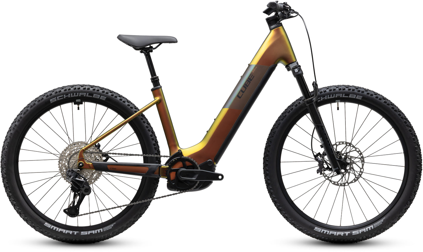 CUBE REACTION HYBRID SLX 800 HARDTAIL eMTB BIKE 2027 AUTUMN 'N' BLACK (EASY ENTRY)
