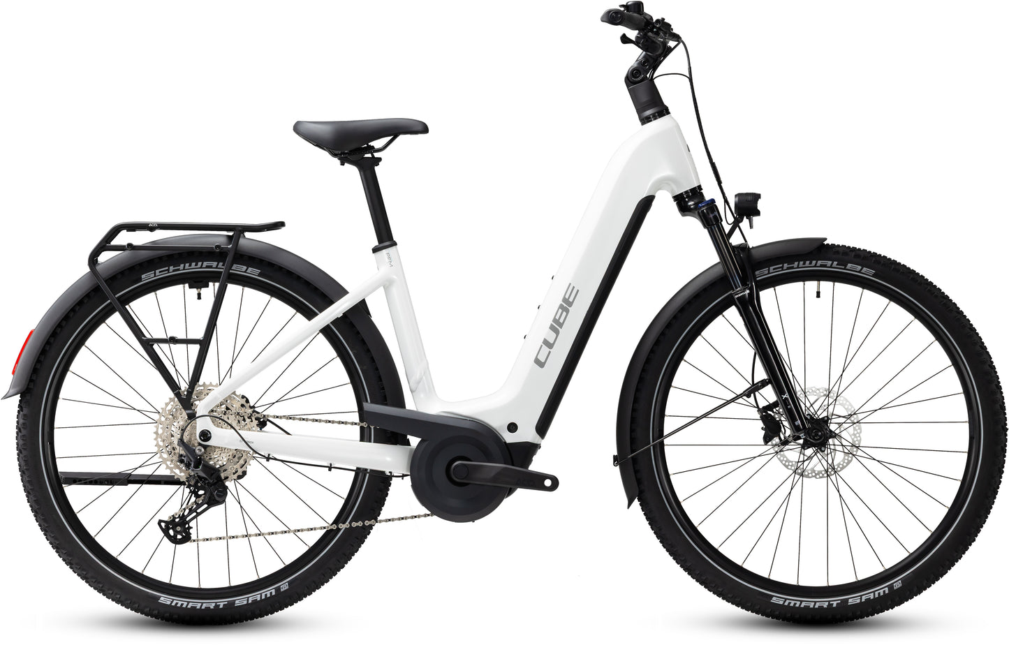 CUBE NURIDE HYBRID PERFORMANCE 720 HYBRID eBIKE 2027 METALLICWHITE 'N' GREY (EASY ENTRY)