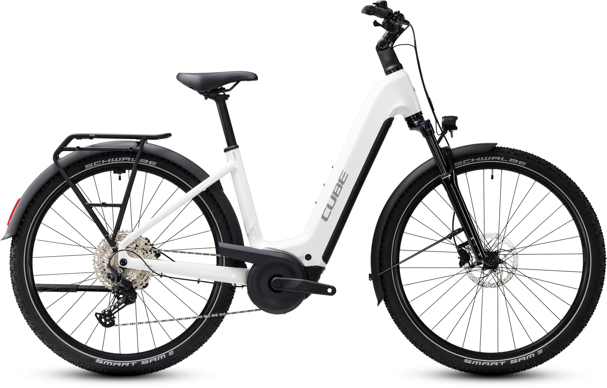 CUBE NURIDE HYBRID PERFORMANCE 720 HYBRID eBIKE 2027 METALLICWHITE 'N' GREY (EASY ENTRY)