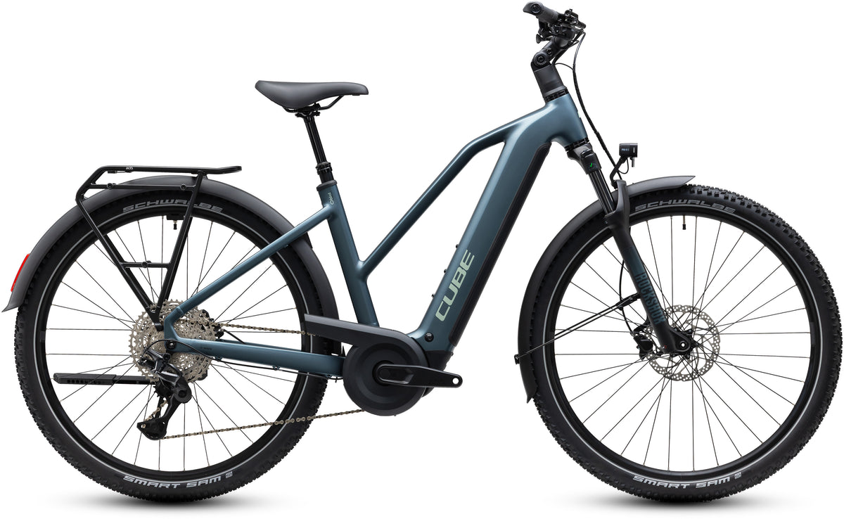 CUBE NURIDE HYBRID PRO 800 HYBRID eBIKE 2027 DEEPTEAL 'N' BLUE (TRAPEZE)