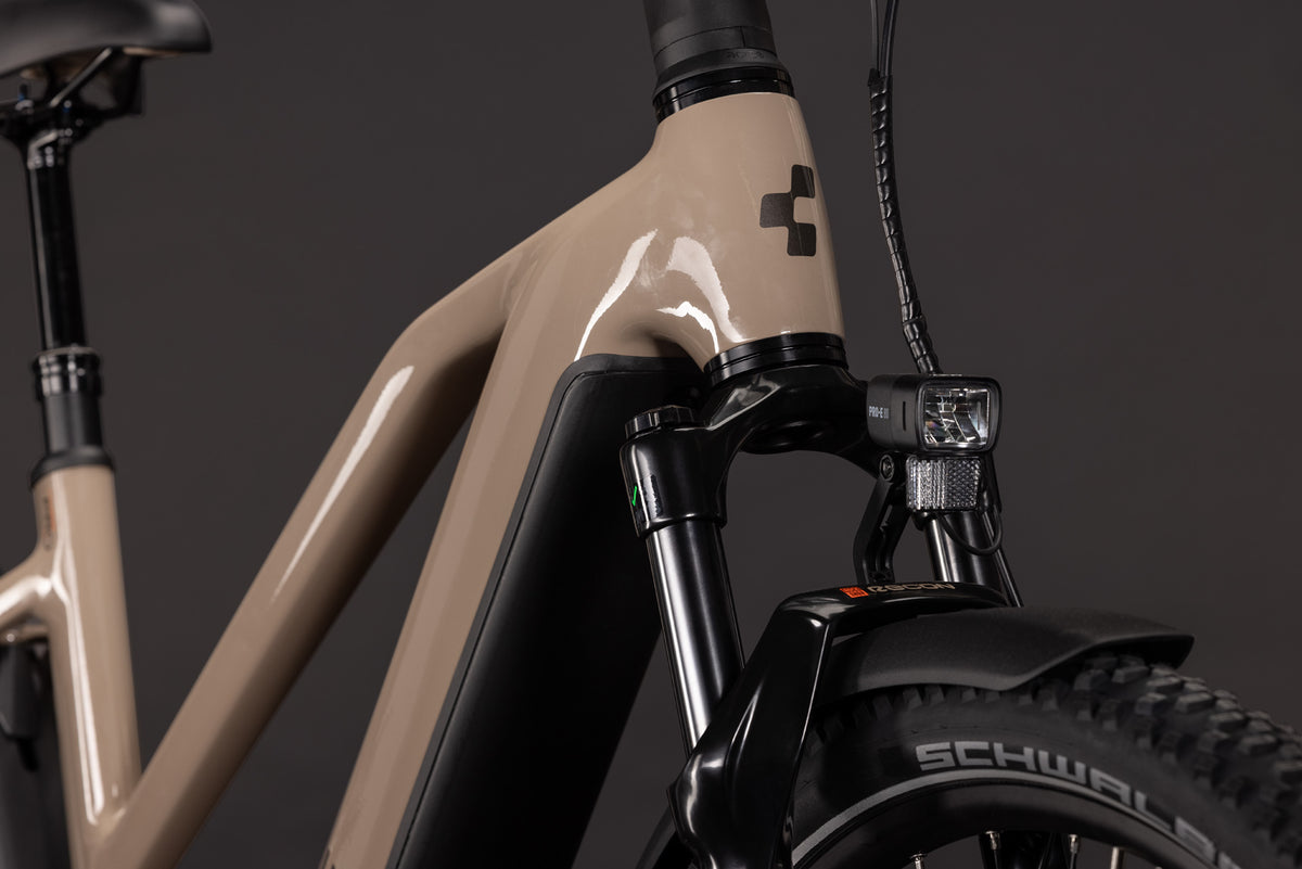 CUBE NURIDE HYBRID PRO 800 HYBRID eBIKE 2027 CAPPUCCINO 'N' BLACK (TRAPEZE)