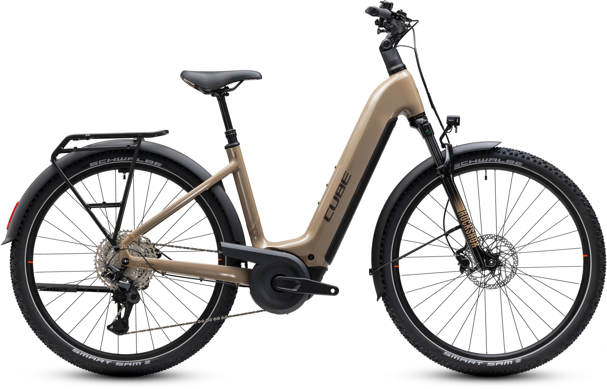 CUBE NURIDE HYBRID PRO 800 HYBRID eBIKE 2027 CAPPUCCINO 'N' BLACK (EASY ENTRY)