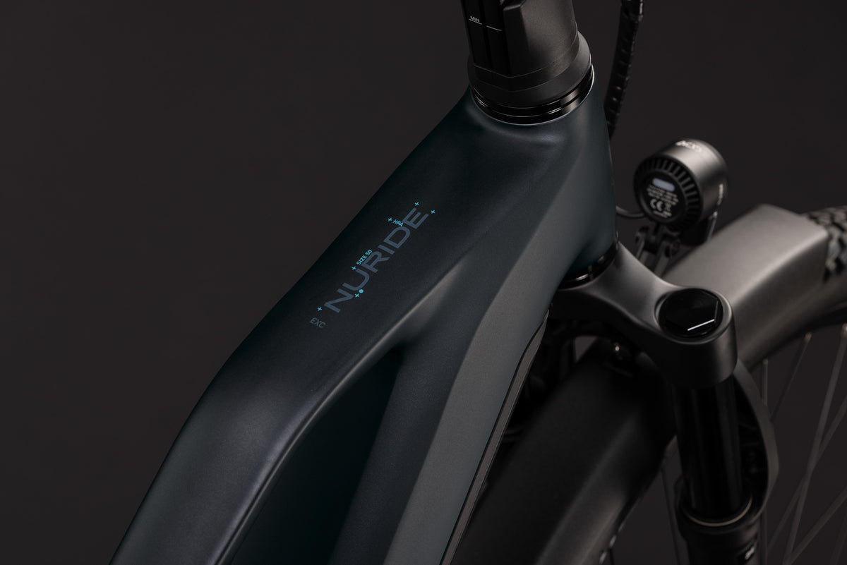 CUBE NURIDE HYBRID EXC 800 HYBRID eBIKE 2027 COAL 'N' CHROME (TRAPEZE)