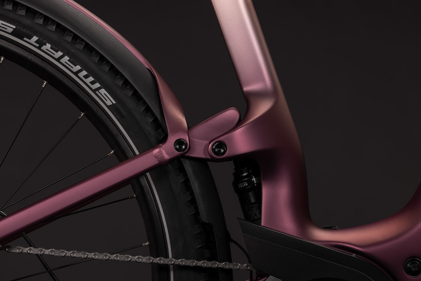 CUBE NURIDE HYBRID ONE11 HPC SLX 800 HYBRID eBIKE 2027 MAUVE 'N' BLACK