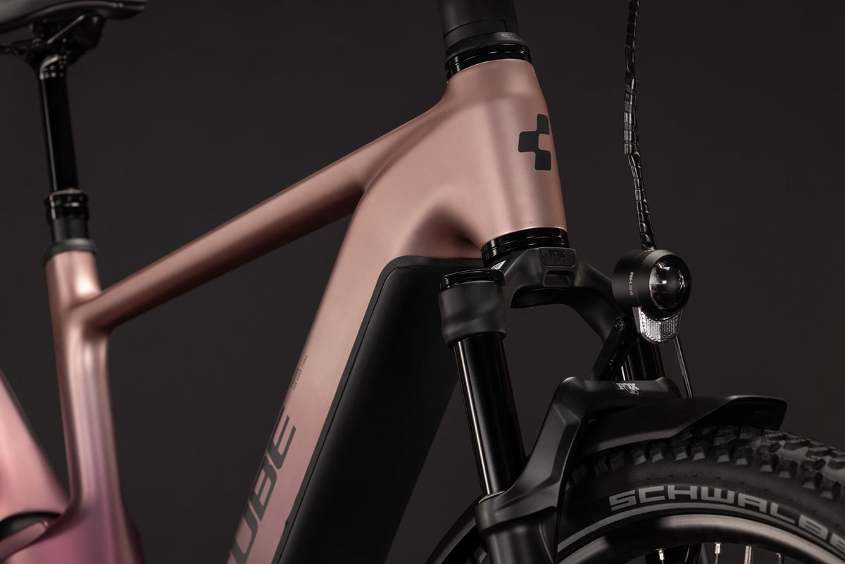 CUBE NURIDE HYBRID ONE11 HPC SLX 800 HYBRID eBIKE 2027 MAUVE 'N' BLACK