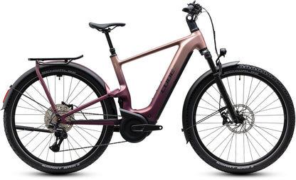 CUBE NURIDE HYBRID ONE11 HPC SLX 800 HYBRID eBIKE 2027 MAUVE 'N' BLACK