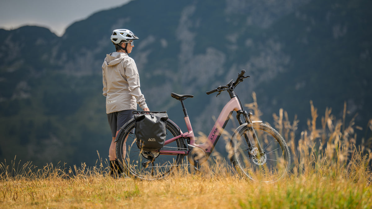 CUBE NURIDE HYBRID ONE11 HPC SLX 800 HYBRID eBIKE 2027 MAUVE 'N' BLACK (EASY ENTRY)