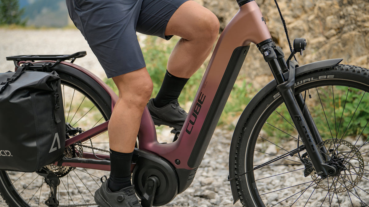 CUBE NURIDE HYBRID ONE11 HPC SLX 800 HYBRID eBIKE 2027 MAUVE 'N' BLACK (EASY ENTRY)