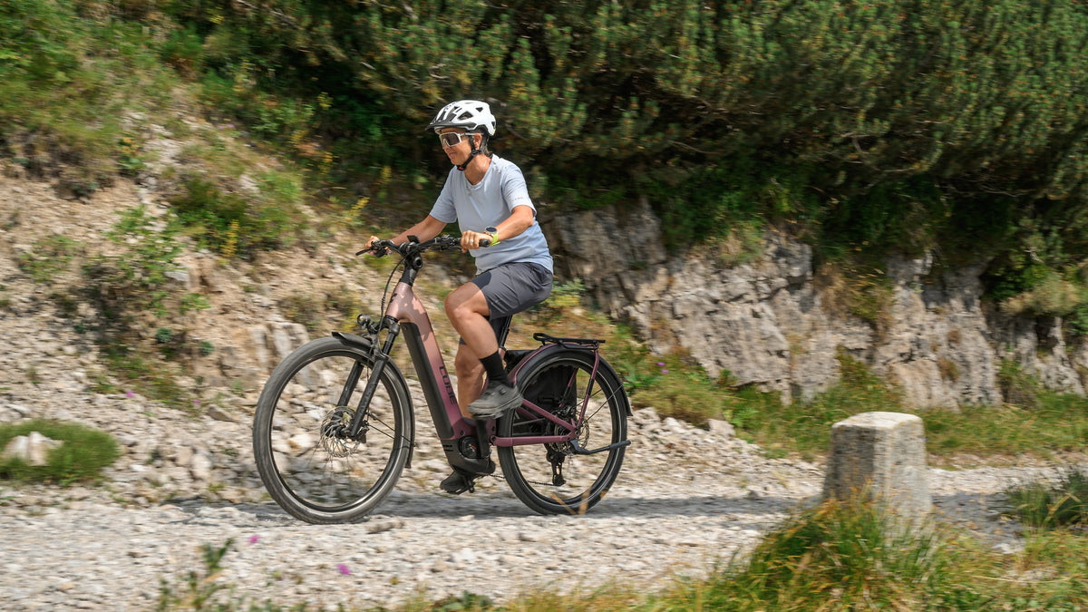 CUBE NURIDE HYBRID ONE11 HPC SLX 800 HYBRID eBIKE 2027 MAUVE 'N' BLACK (EASY ENTRY)