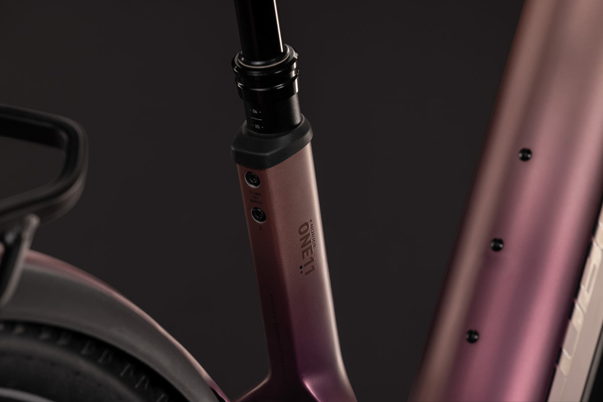 CUBE NURIDE HYBRID ONE11 HPC SLX 800 HYBRID eBIKE 2027 MAUVE 'N' BLACK (EASY ENTRY)