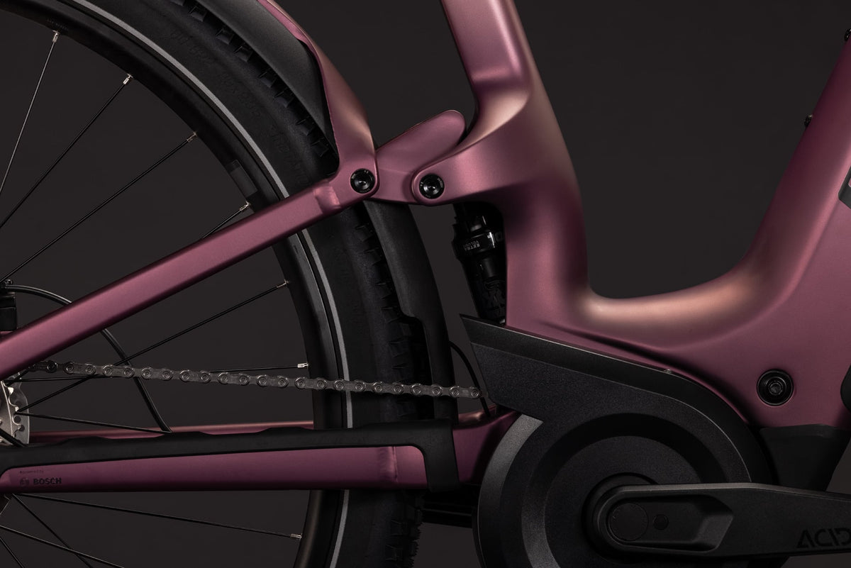 CUBE NURIDE HYBRID ONE11 HPC SLX 800 HYBRID eBIKE 2027 MAUVE 'N' BLACK (EASY ENTRY)