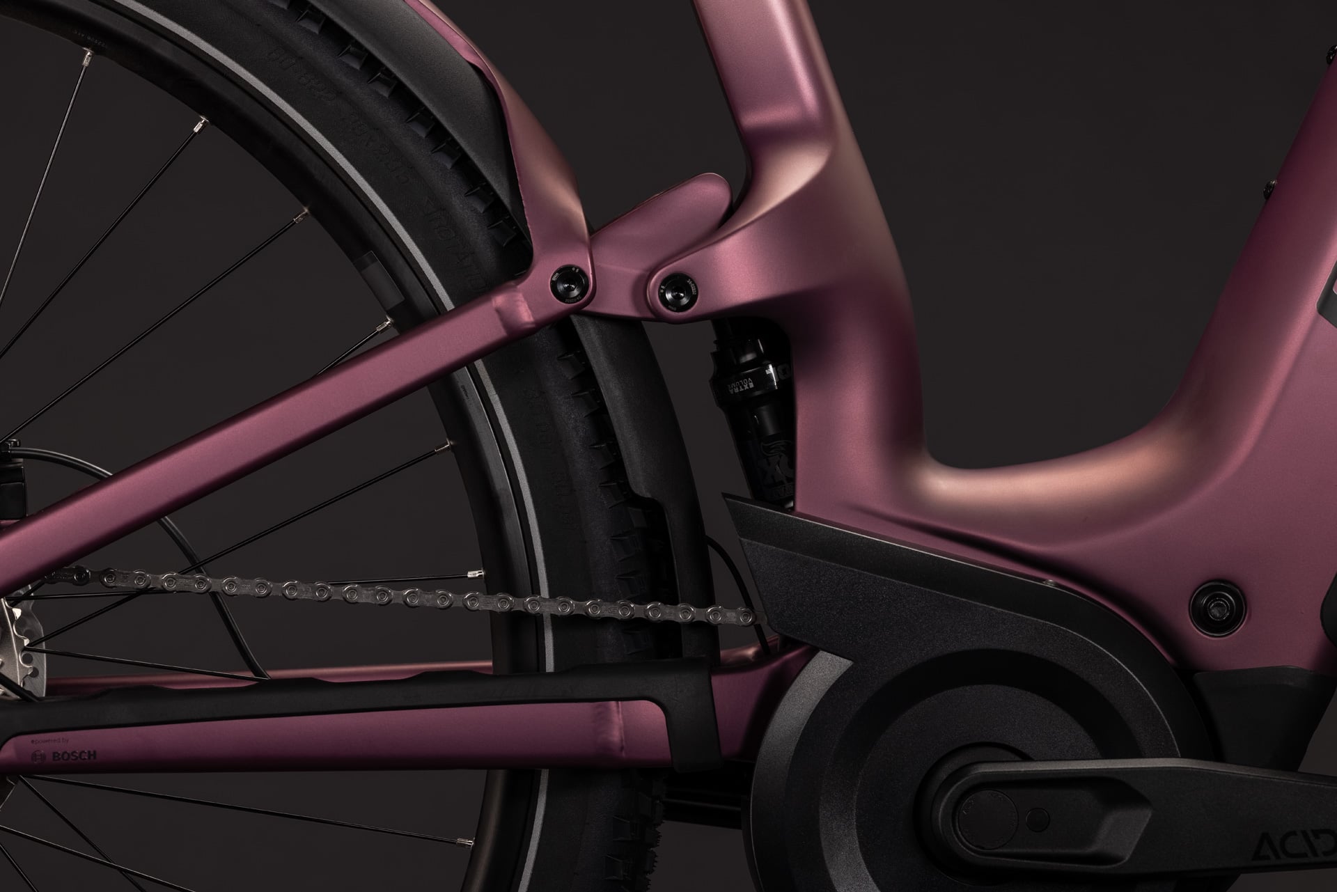 CUBE NURIDE HYBRID ONE11 HPC SLX 800 HYBRID eBIKE 2027 MAUVE 'N' BLACK (EASY ENTRY)