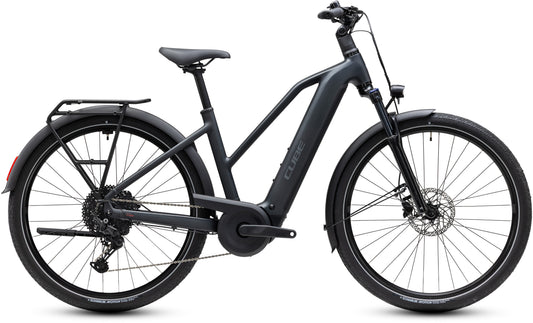 CUBE TOURING HYBRID ONE 600 URBAN eBIKE 2027 GREY 'N' COOLGREY (TRAPEZE)
