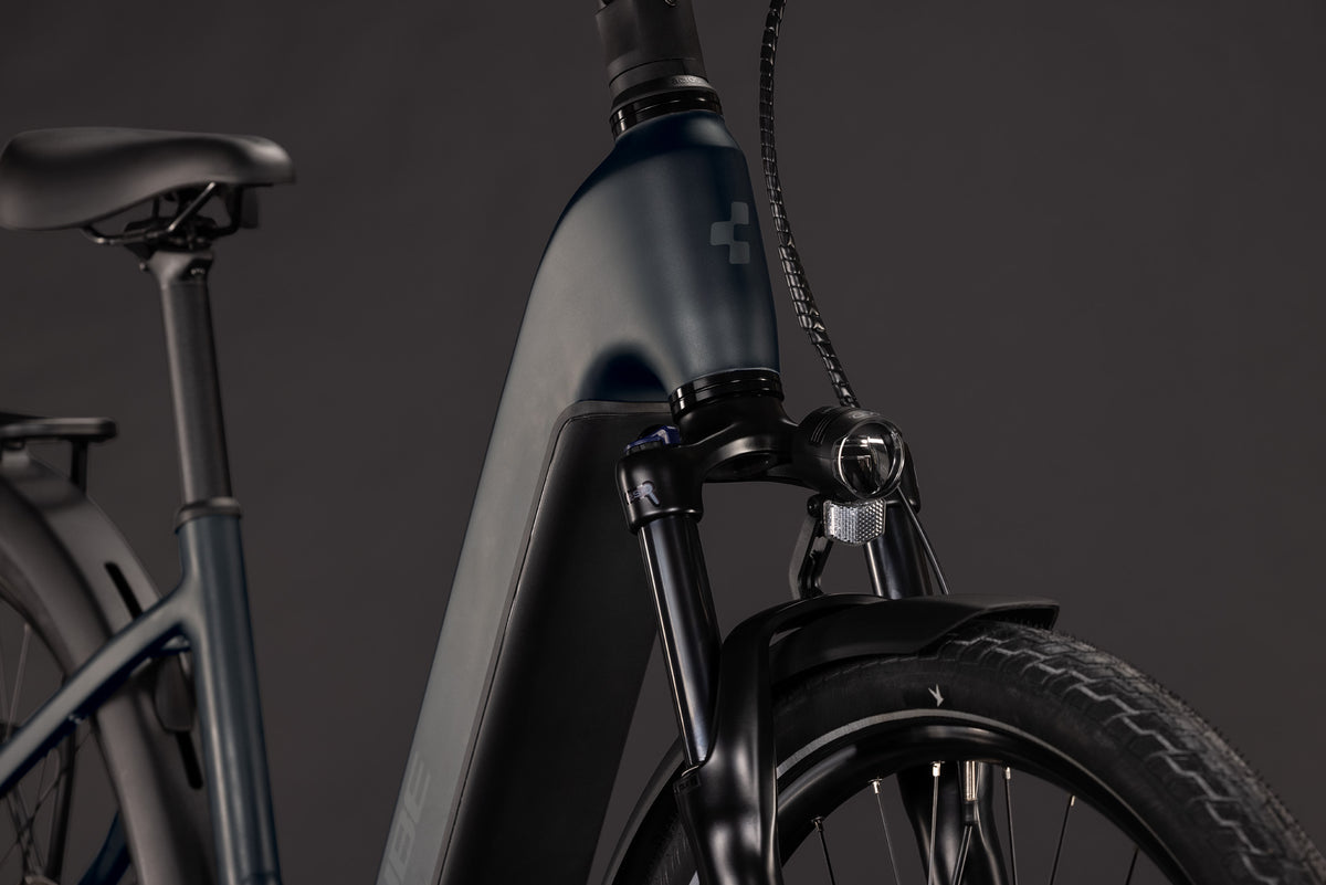 CUBE TOURING HYBRID ONE 600 URBAN eBIKE 2027 GREY 'N' COOLGREY (EASY ENTRY)