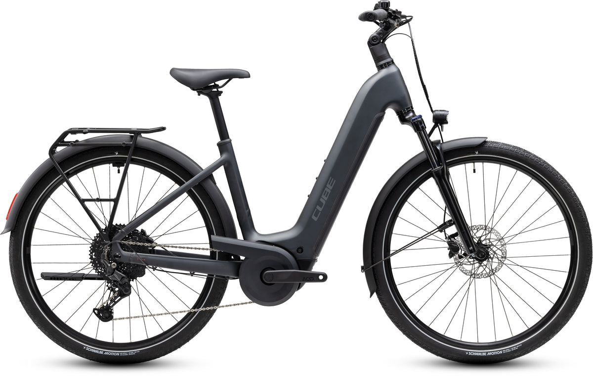 CUBE TOURING HYBRID ONE 600 URBAN eBIKE 2027 GREY 'N' COOLGREY (EASY ENTRY)