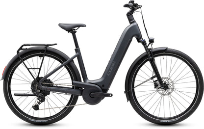 CUBE TOURING HYBRID ONE 600 URBAN eBIKE 2027 GREY 'N' COOLGREY (EASY ENTRY)