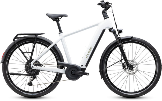 CUBE TOURING HYBRID ONE 600 URBAN eBIKE 2027 METALLICWHITE 'N' CHROME