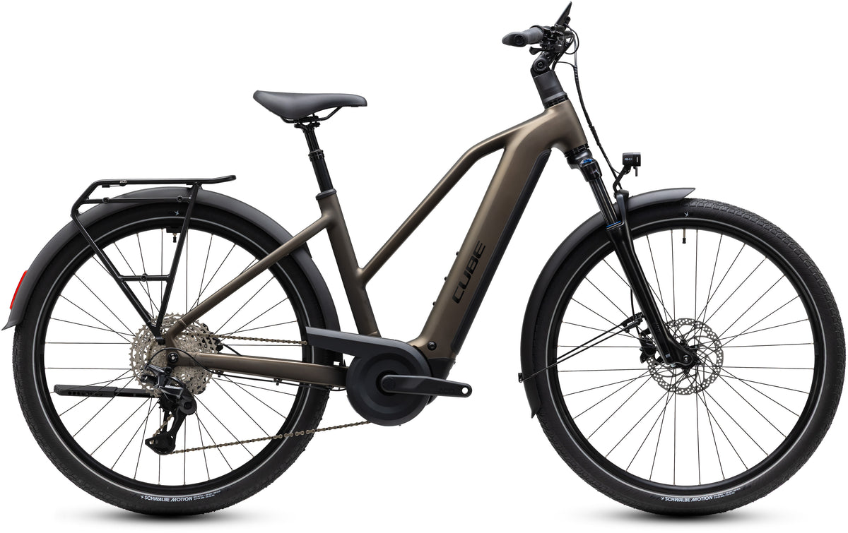 CUBE TOURING HYBRID PRO 800 URBAN eBIKE 2027 METALLICUMBRA 'N' BLACK (TRAPEZE)