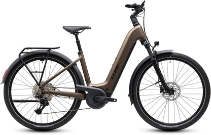 CUBE TOURING HYBRID PRO 800 URBAN eBIKE 2027 METALLICUMBRA 'N' BLACK (EASY ENTRY)