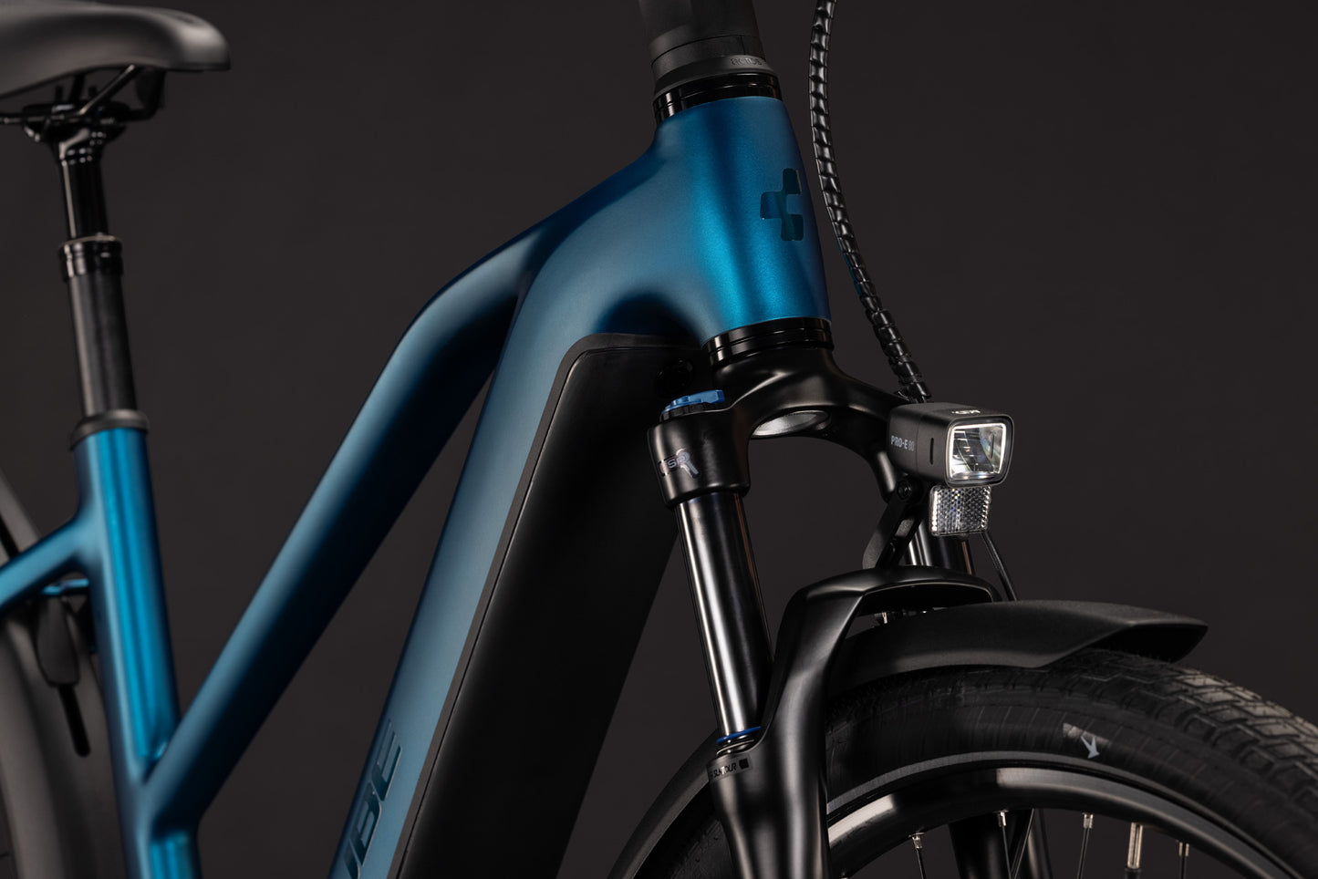 CUBE TOURING HYBRID PRO 800 URBAN eBIKE 2027 ELECTRICBLUE 'N' PRIZM (TRAPEZE)