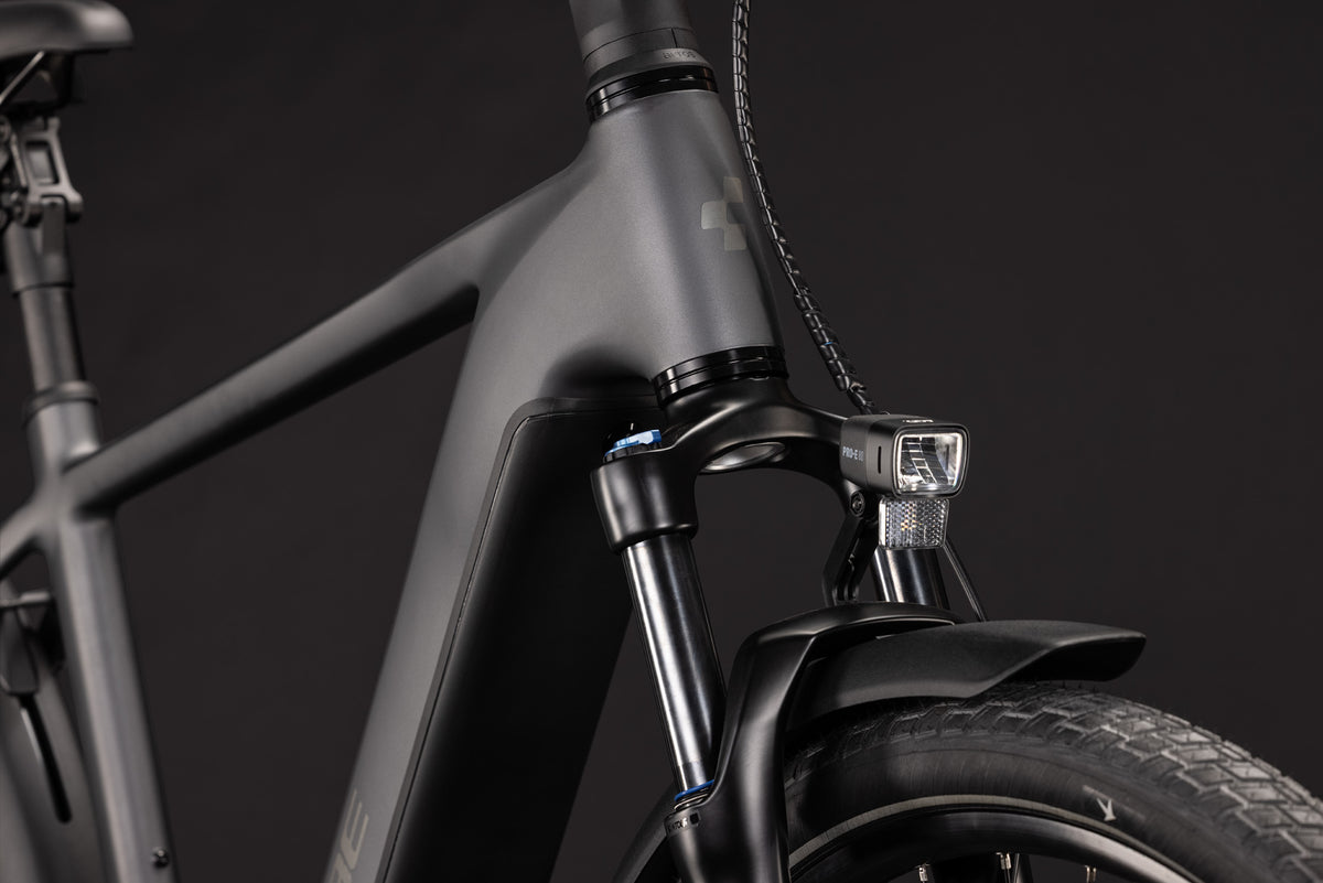 CUBE TOURING HYBRID DELUXE SLX 800 URBAN eBIKE 2027 SLABGREY 'N' CHROME