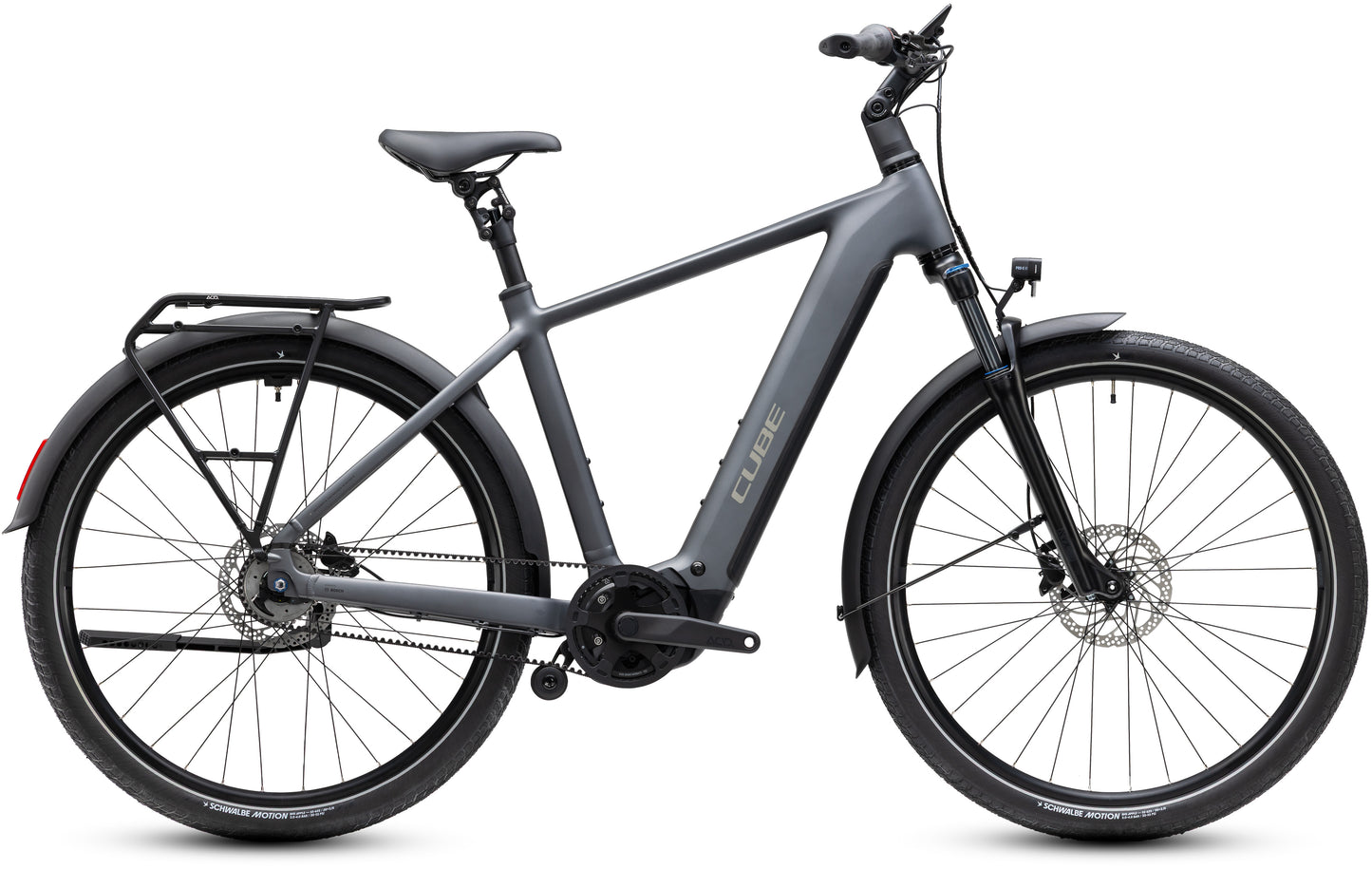 CUBE TOURING HYBRID DELUXE SLX 800 URBAN eBIKE 2027 SLABGREY 'N' CHROME