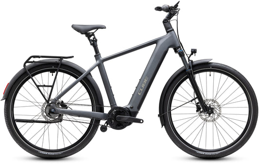 CUBE TOURING HYBRID DELUXE SLX 800 URBAN eBIKE 2027 SLABGREY 'N' CHROME