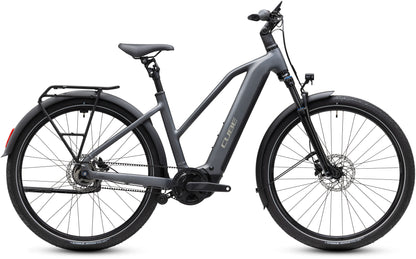 CUBE TOURING HYBRID DELUXE SLX 800 URBAN eBIKE 2027 SLABGREY 'N' CHROME (TRAPEZE)