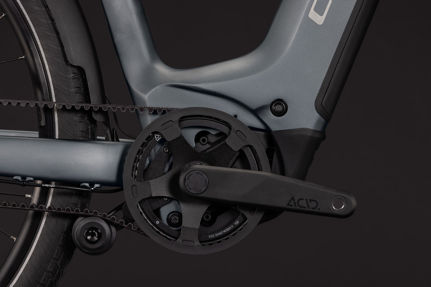 CUBE TOURING HYBRID DELUXE SLX 800 URBAN eBIKE 2027 SLABGREY 'N' CHROME (EASY ENTRY)