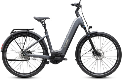 CUBE TOURING HYBRID DELUXE SLX 800 URBAN eBIKE 2027 SLABGREY 'N' CHROME (EASY ENTRY)