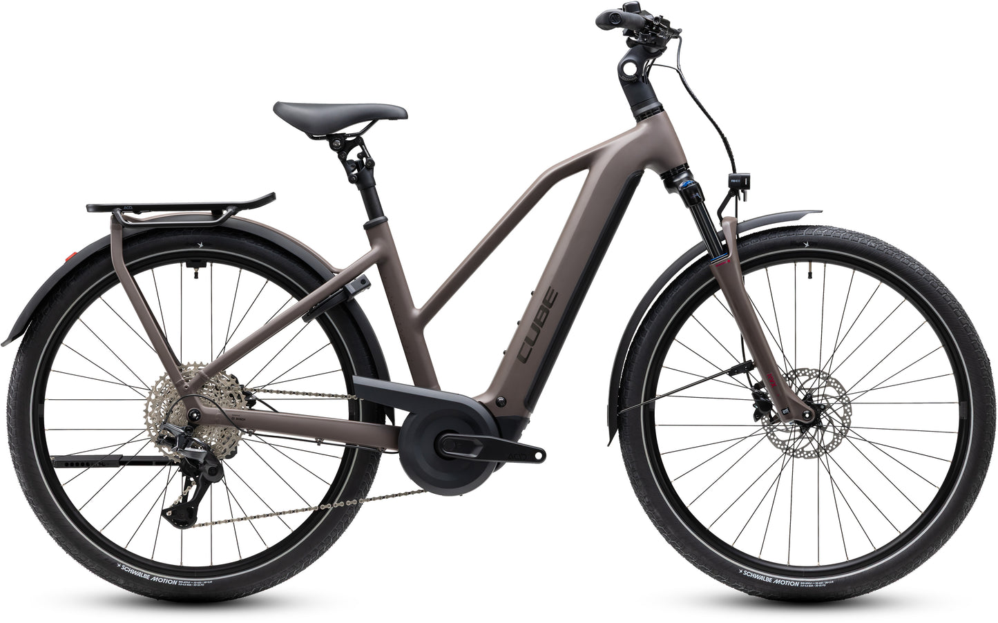 CUBE KATHMANDU HYBRID ONE 800 eTOURING BIKE 2027 CEDAR 'N' CHROME (TRAPEZE)