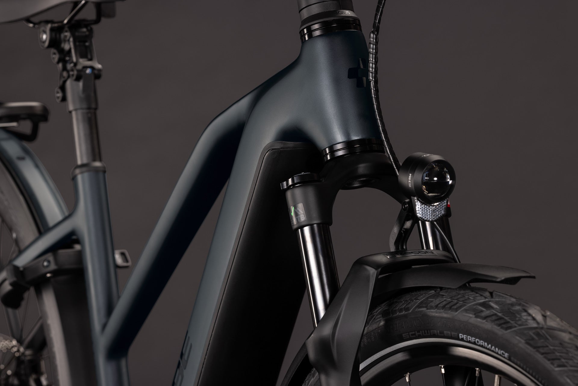 CUBE KATHMANDU HYBRID PRO 800 eTOURING BIKE 2027 COAL 'N' BLACK (TRAPEZE)