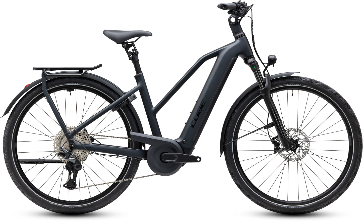 CUBE KATHMANDU HYBRID PRO 800 eTOURING BIKE 2027 COAL 'N' BLACK (TRAPEZE)
