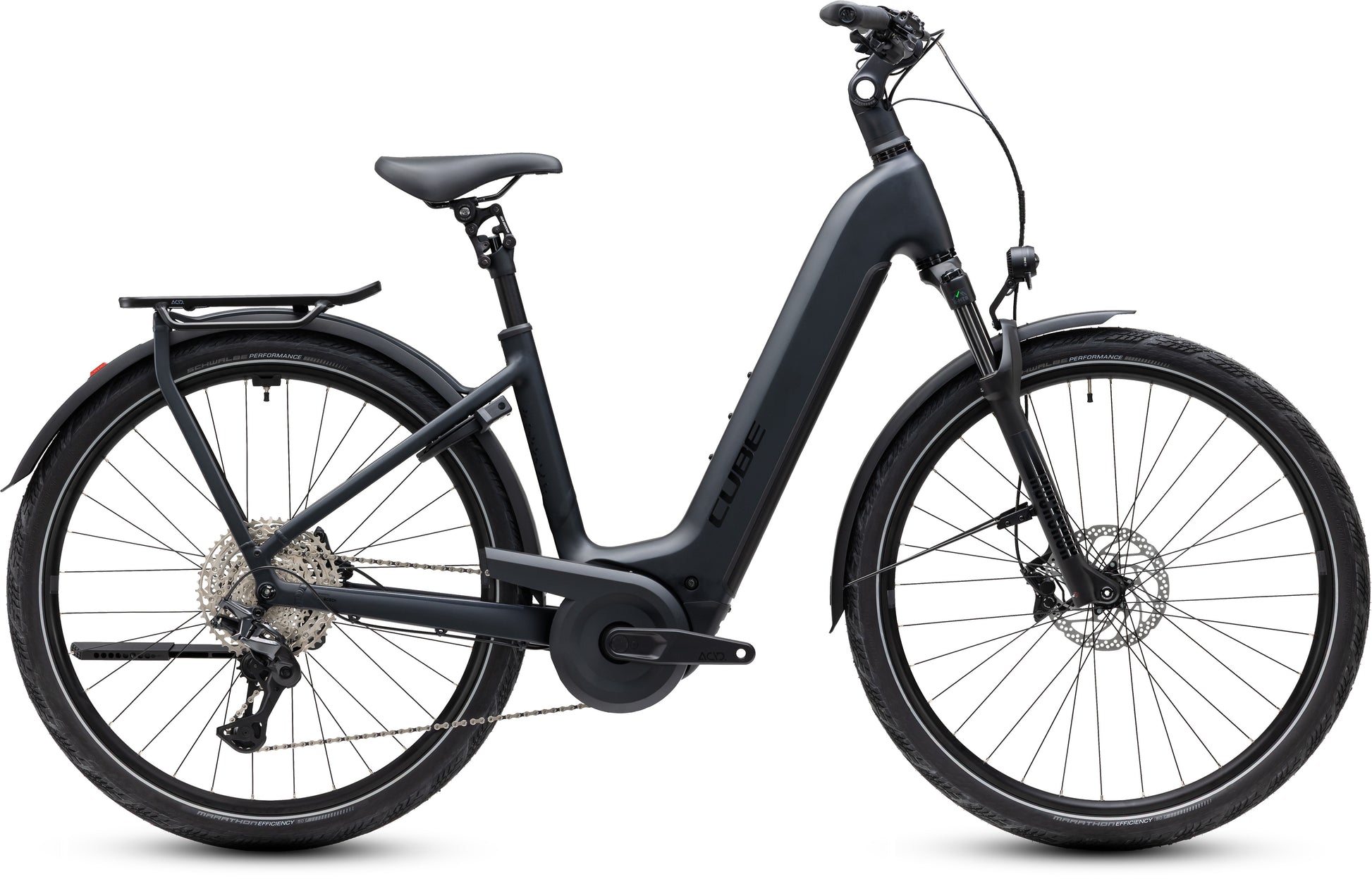 CUBE KATHMANDU HYBRID PRO 800 eTOURING BIKE 2027 COAL 'N' BLACK (EASY ENTRY)