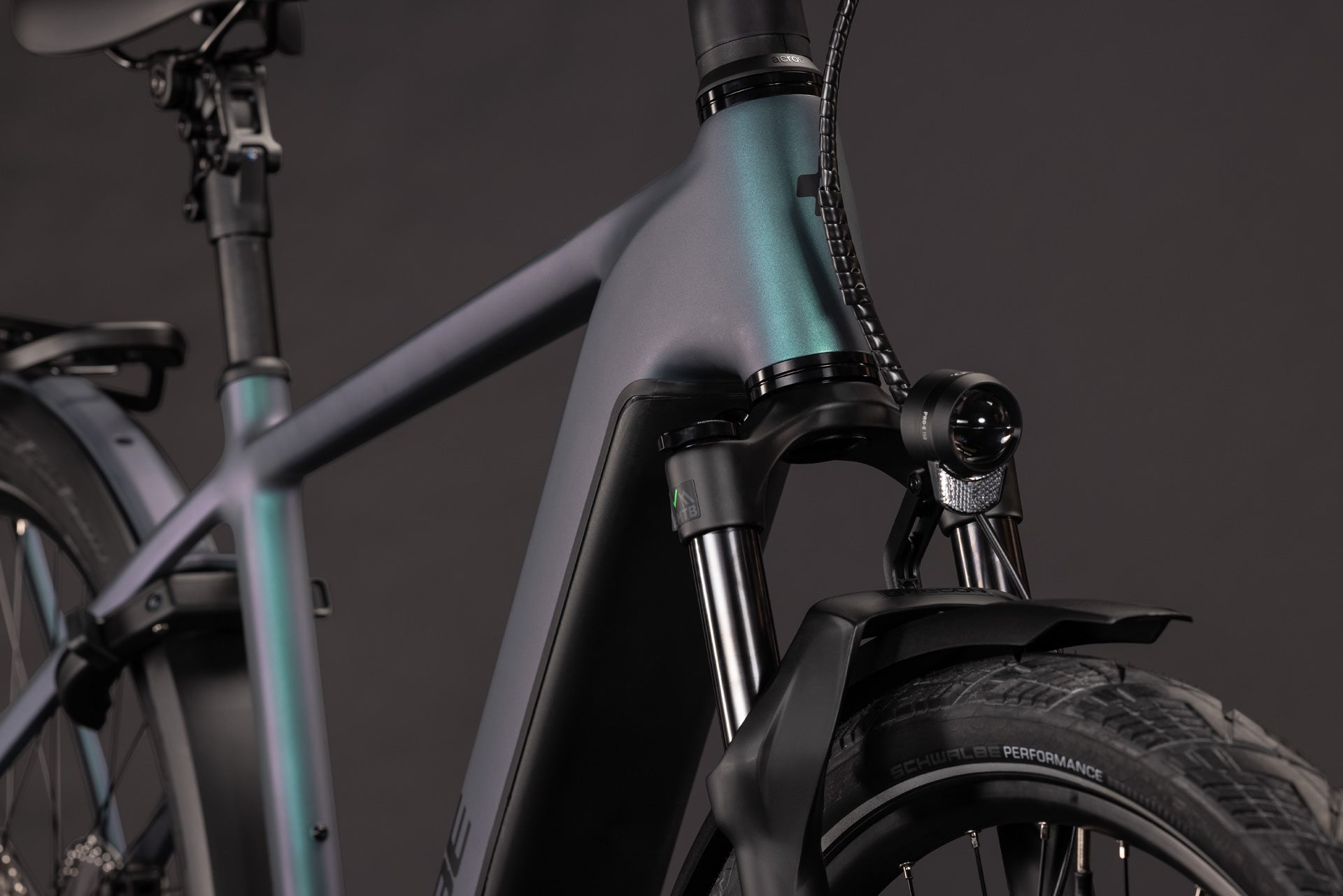 CUBE KATHMANDU HYBRID PRO 800 eTOURING BIKE 2027 SMARAGDGREY 'N' BLACK