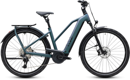 CUBE KATHMANDU HYBRID PRO 800 eTOURING BIKE 2027 SMARAGDGREY 'N' BLACK (TRAPEZE)