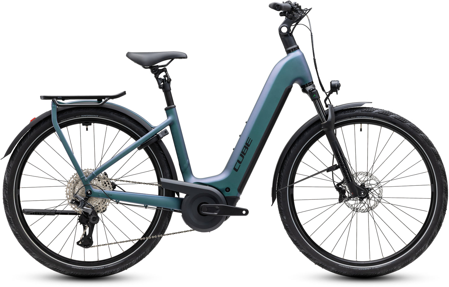 CUBE KATHMANDU HYBRID PRO 800 eTOURING BIKE 2027 SMARAGDGREY 'N' BLACK (EASY ENTRY)