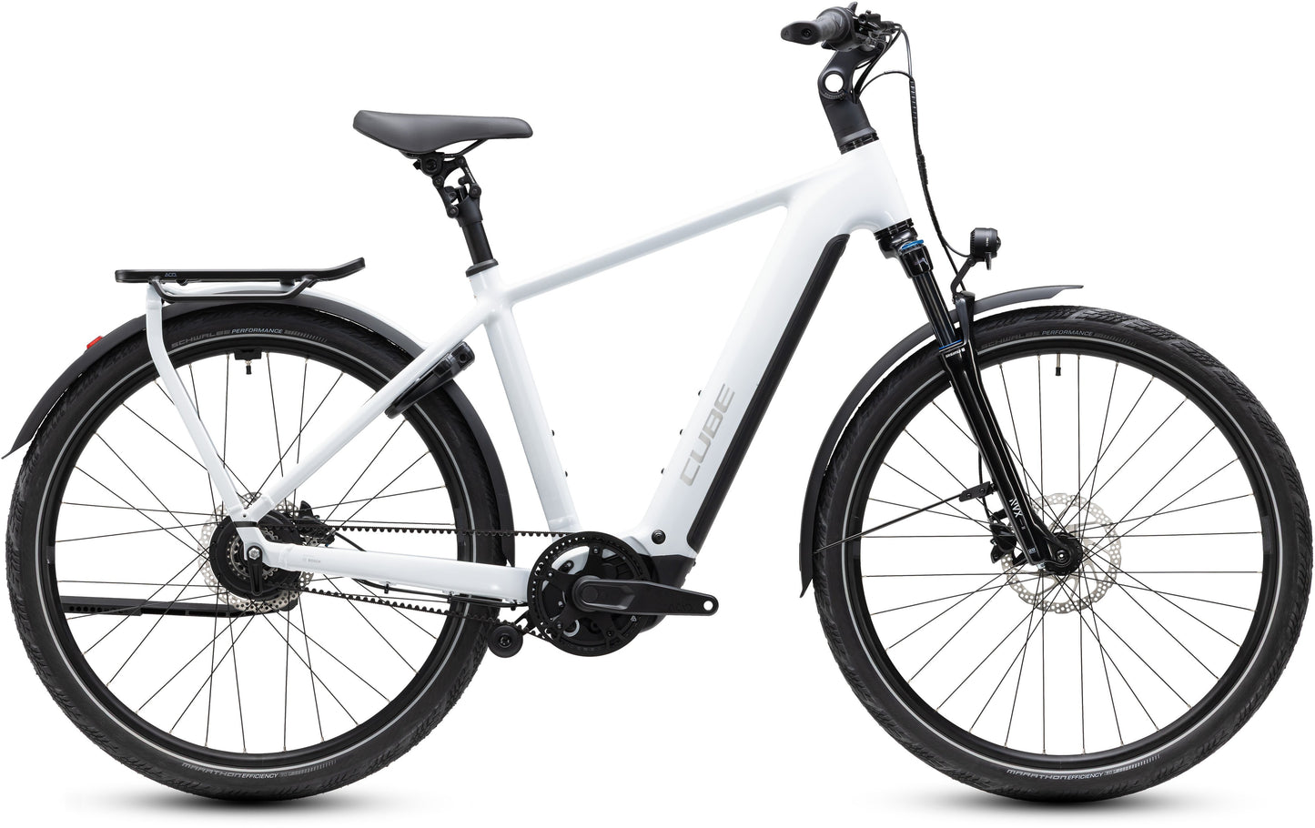 CUBE KATHMANDU HYBRID DELUXE PRO 800 eTOURING BIKE 2027 METALLICWHITE 'N' CHROME