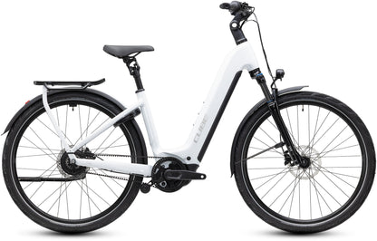 CUBE KATHMANDU HYBRID DELUXE PRO 800 eTOURING BIKE 2027 METALLICWHITE 'N' CHROME (EASY ENTRY)