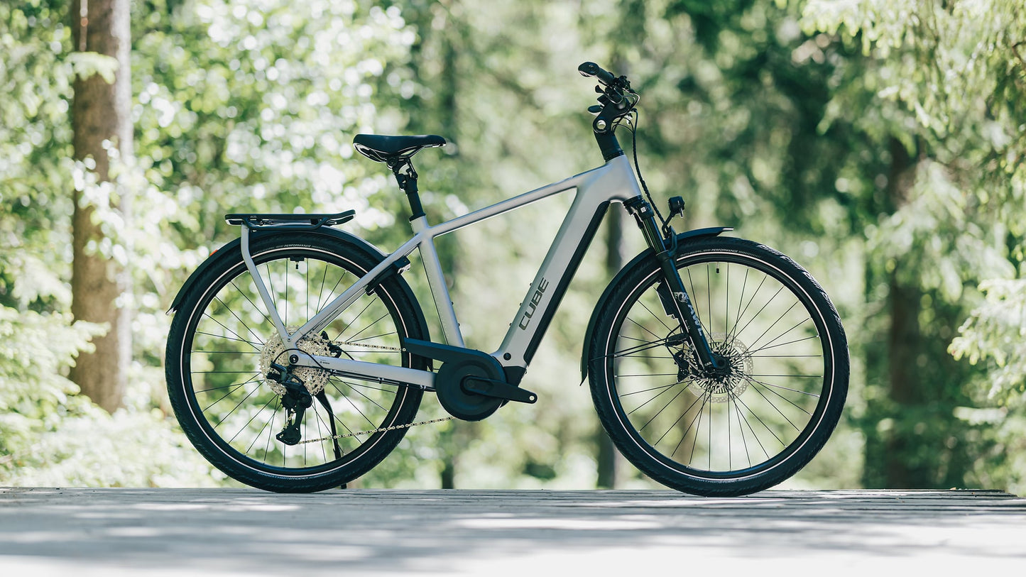 CUBE KATHMANDU HYBRID EXC 800 eTOURING BIKE 2027 SLATEGREY 'N' CHROME