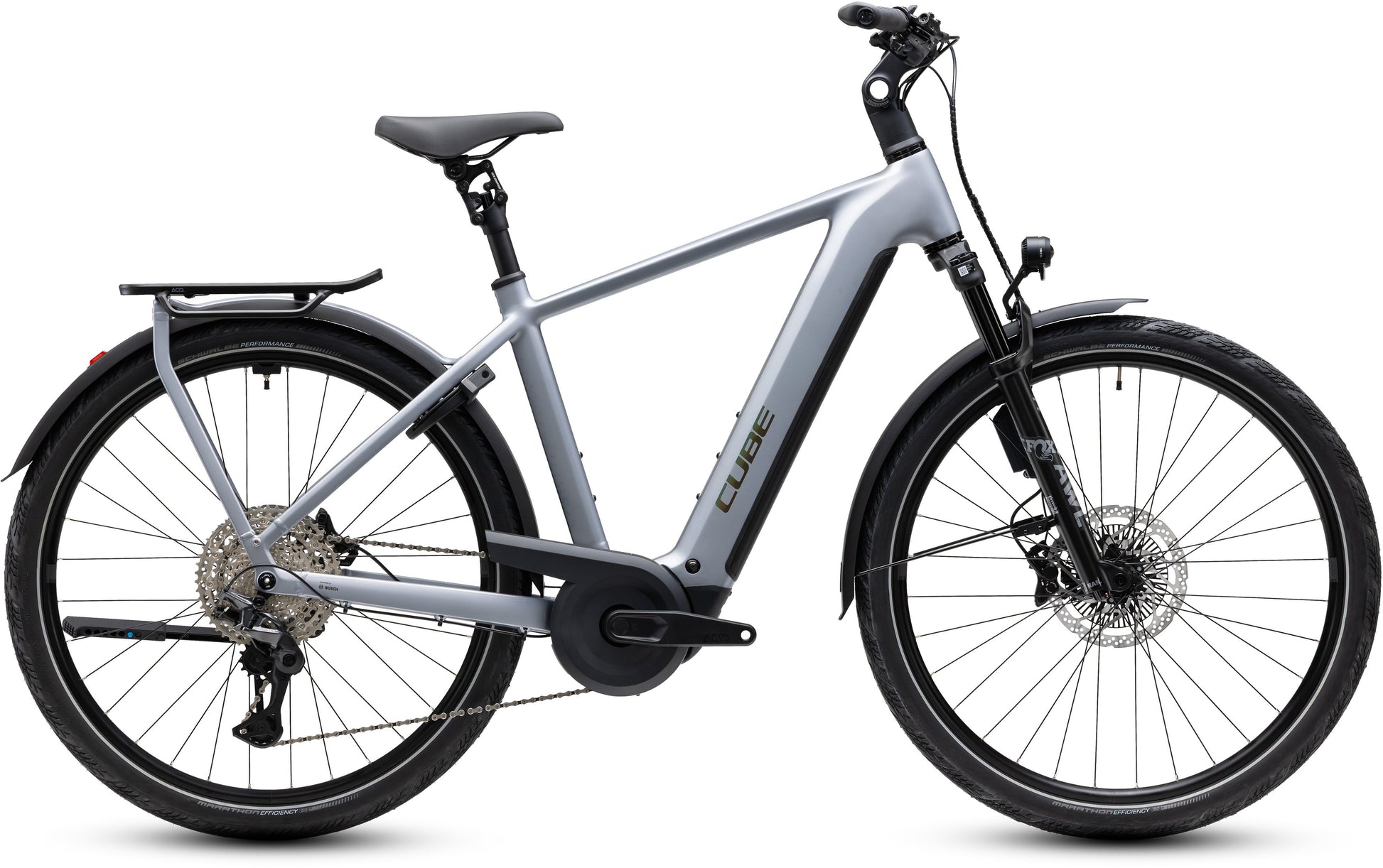 CUBE KATHMANDU HYBRID EXC 800 eTOURING BIKE 2027 SLATEGREY 'N' CHROME