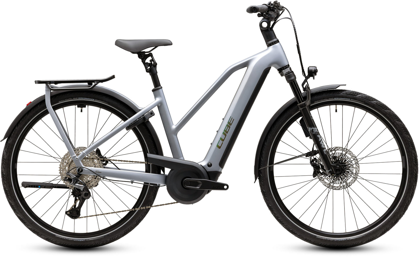 CUBE KATHMANDU HYBRID EXC 800 eTOURING BIKE 2027 SLATEGREY 'N' CHROME (TRAPEZE)