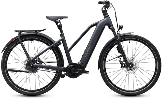 CUBE KATHMANDU HYBRID DELUXE EXC 800 eTOURING BIKE 2027 STEALTHGREY 'N' GREY (TRAPEZE)